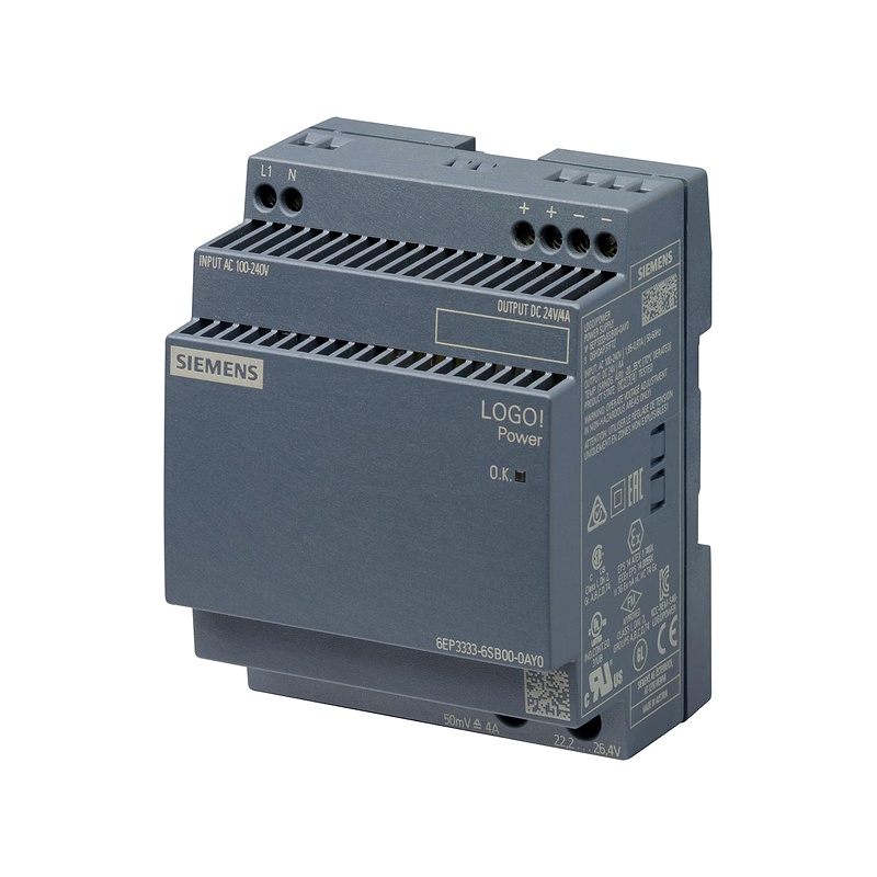6EP3333-6SB00-0AY0 - LOGO!POWER 24 V/4 A Stabilized
