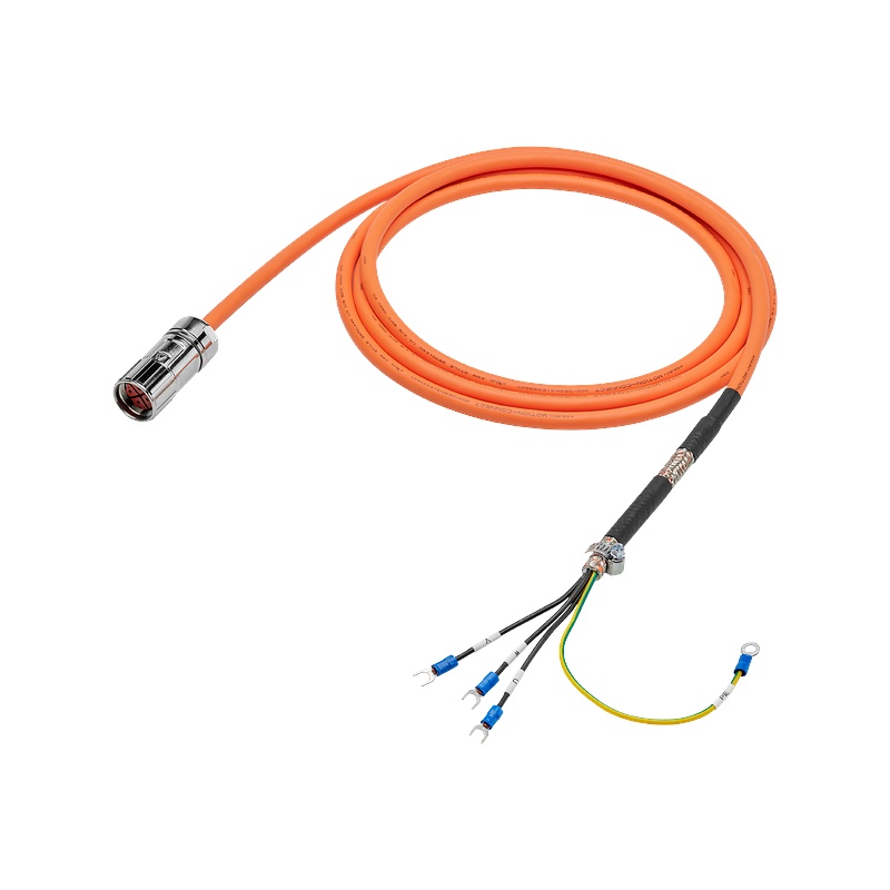 Cáp nguồn Siemens MOTION-CONNECT 300 6FX3002-5CL12-1BF0 dài 15m cho động cơ S-1FL6 V70 V90
