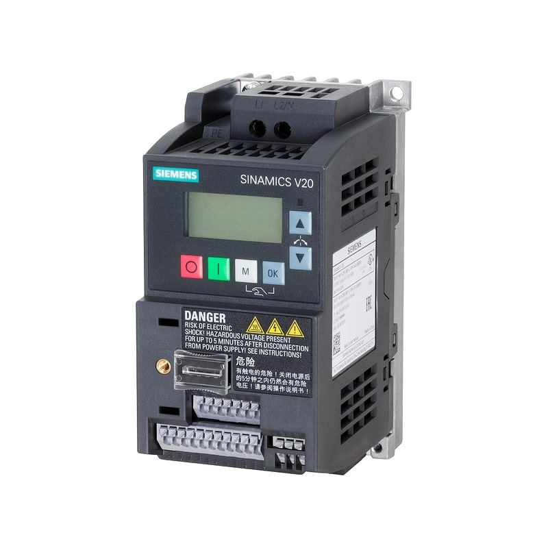 Biến tần Siemens 6SL3210-5BB11-2BV1 0.12kW 1 Pha 220V