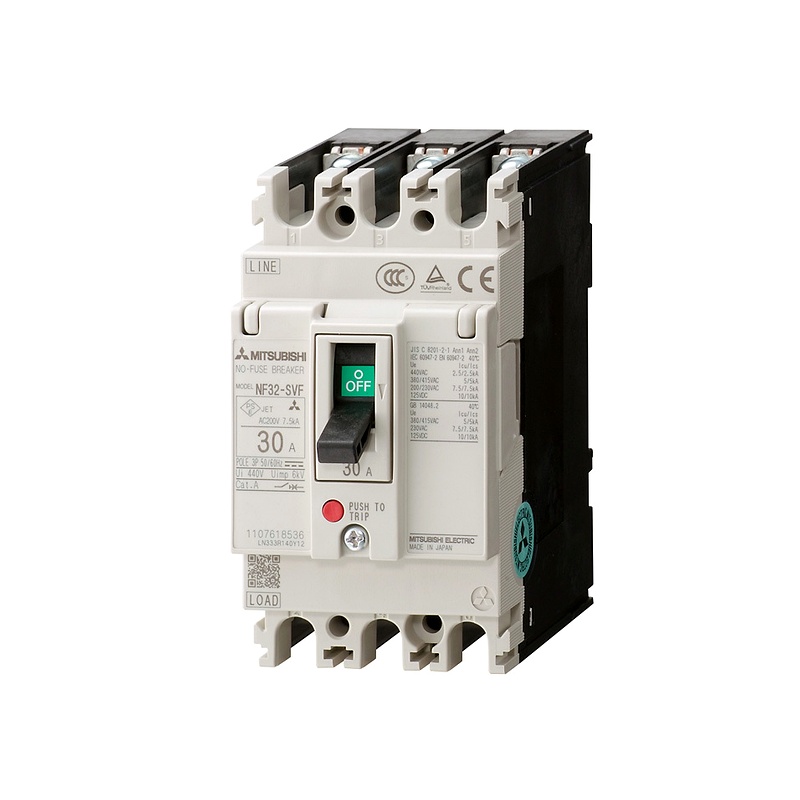NF32-SVF-3P-30A – MCCB Mitsubishi 3P 30A, 2.5kA