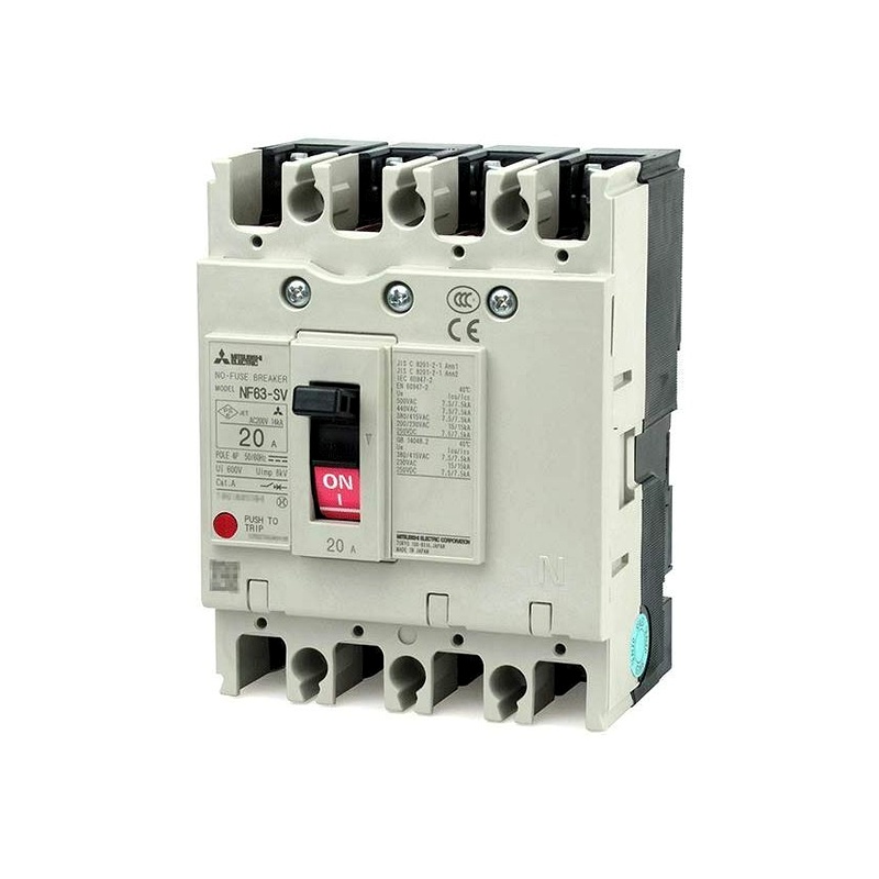 NF63-SV-4P-15A - MCCB Mitsubishi 4P 15A, Dòng Cắt 7.5kA