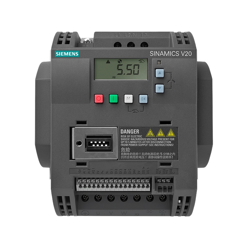 6SL3210-5BE13-7UV1 – Biến tần Siemens SINAMICS V20 0.37kW 3AC 380-480V IP20