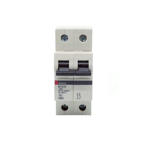 BH-D10-2P-6A-TYPE-C-N - Aptomat Tép (MCB) Mitsubishi 2P 6A Type C