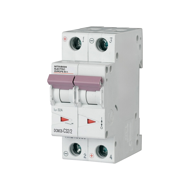 DCMCB-C4-2 - Aptomat (MCB) DC Mitsubishi 2P 24A 10kA 220VDC