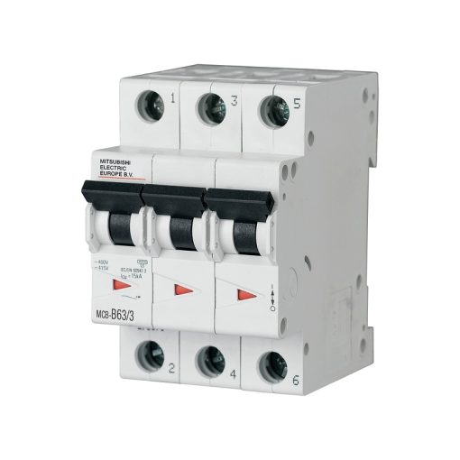 MCB-B40-3 - Aptomat Mitsubishi 3P 40A, Dòng Cắt 10kA