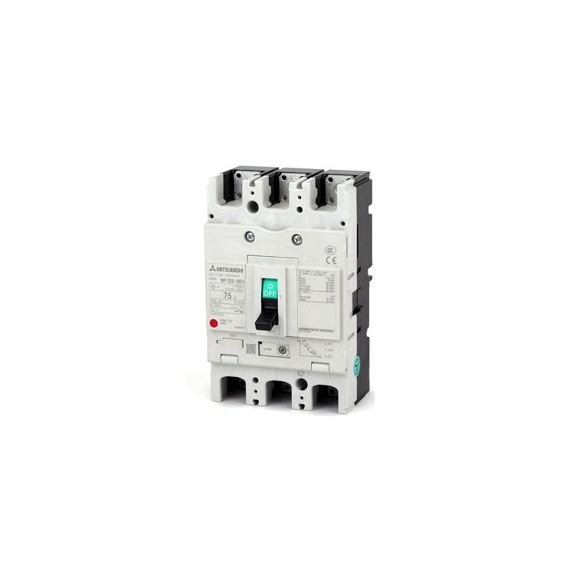 NF125-SEV-3P-63-125A - MCCB Mitsubishi 3P 63-125A 36kA