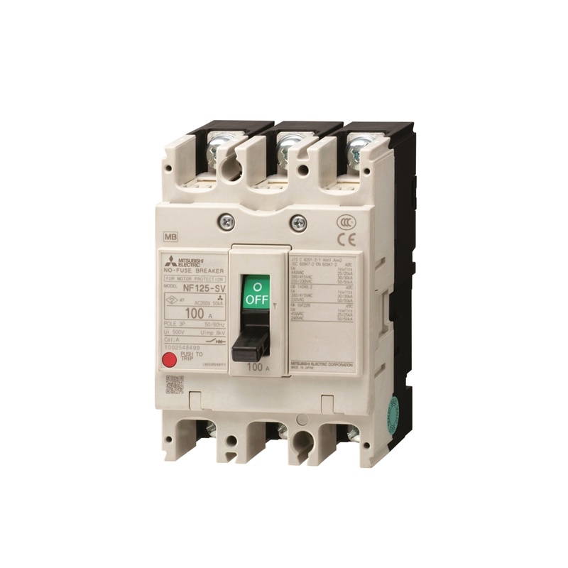 NF125-SV-3P-100A - Aptomat MCCB Mitsubishi 3P 100A 25kA