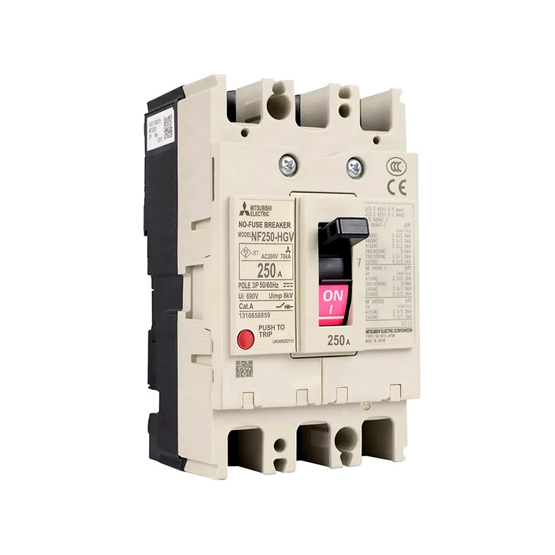 NF250-HGV-3P-175-250A - Aptomat Khối MCCB Mitsubishi 3P 250A 65kA