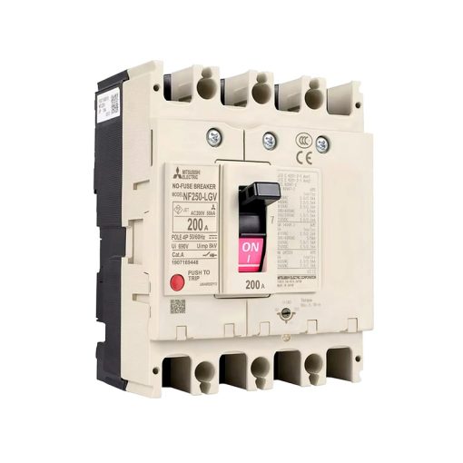 NF250-LGV-4P-140-200A - Aptomat khối (MCCB) Mitsubishi 4P 140-200A 50kA