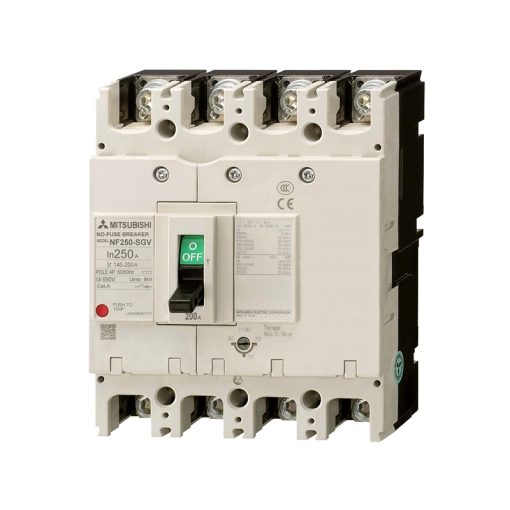 NF250-SGV-4P-140-200A - MCCB Mitsubishi 4P 140-200A, 36kA