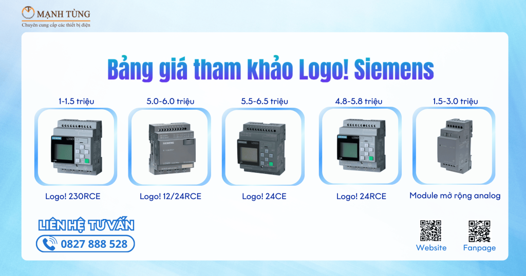 Giá Bộ lập trình Logo! Siemens tại Việt Nam năm 2025