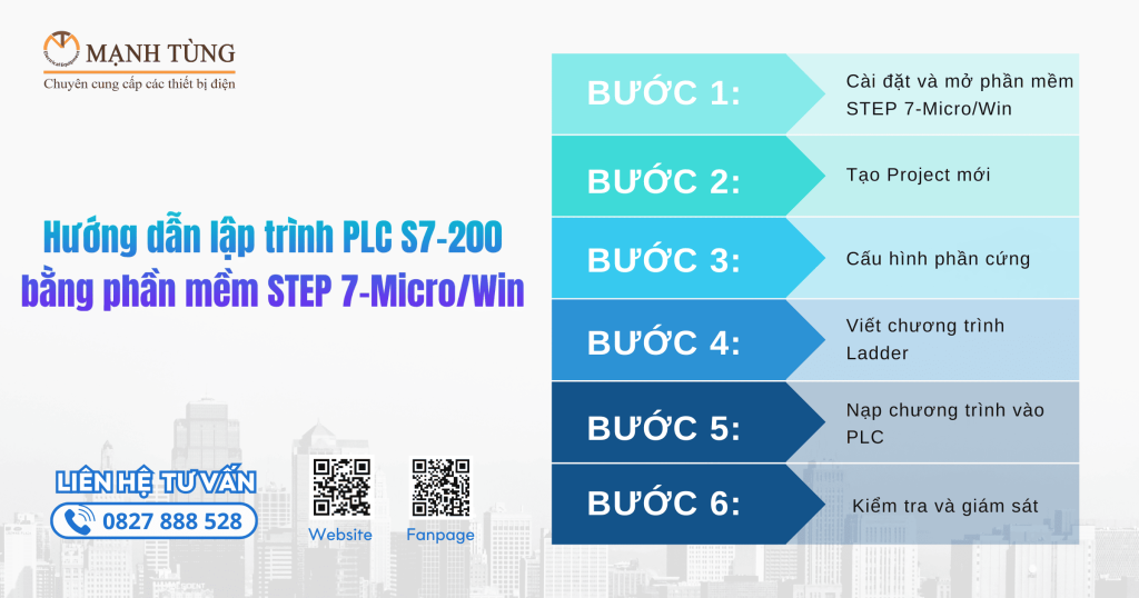 Hướng dẫn lập trình PLC S7-200 bằng phần mềm STEP 7-Micro/Win