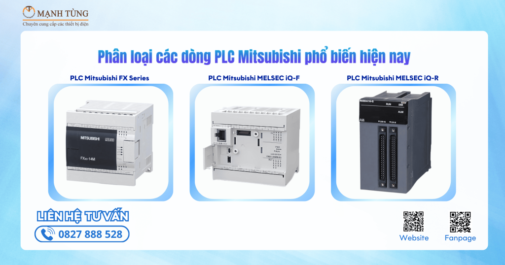Phân loại các dòng PLC Mitsubishi phổ biến hiện nay