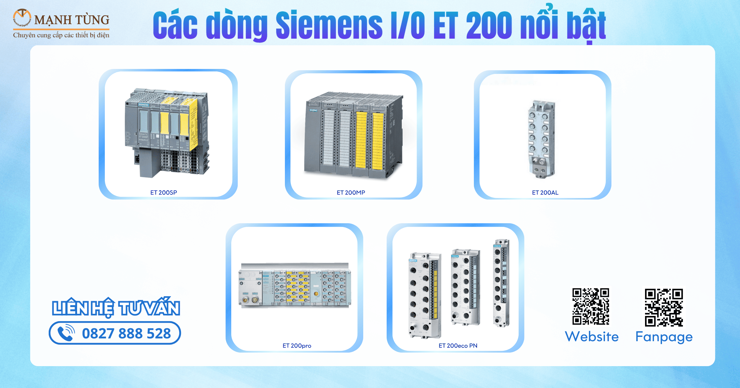 Các dòng Siemens I/O ET 200 nổi bật
