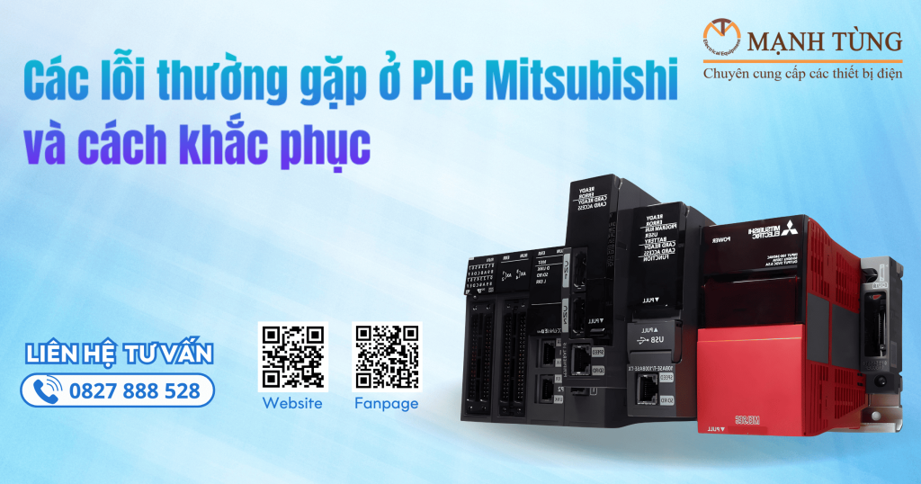 Các lỗi thường gặp ở PLC Mitsubishi và cách khắc phục