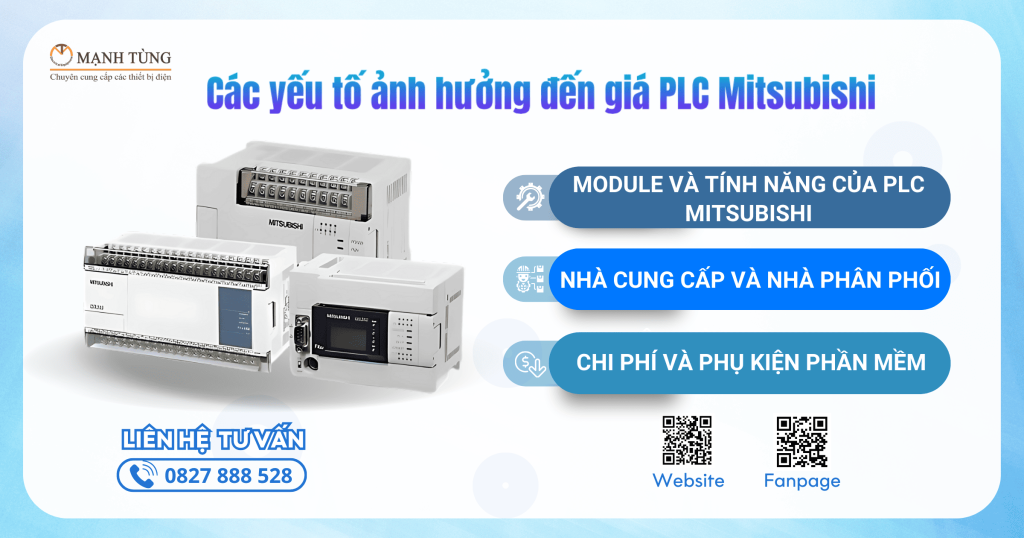 Các yếu tố ảnh hưởng đến giá PLC Mitsubishi