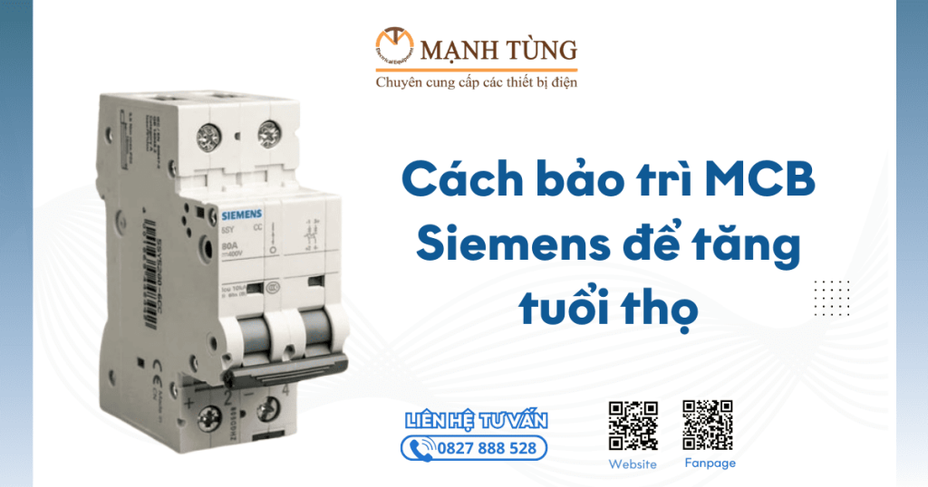 Cách bảo trì MCB để tăng tuổi thọ