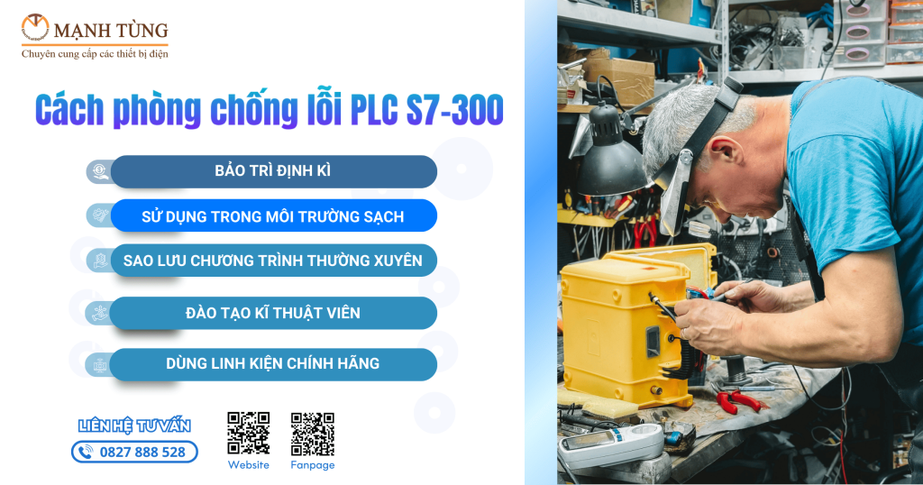 Cách phòng chống lỗi PLC S7-300