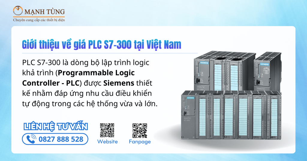 Giới thiệu về giá PLC S7-300 tại Việt Nam