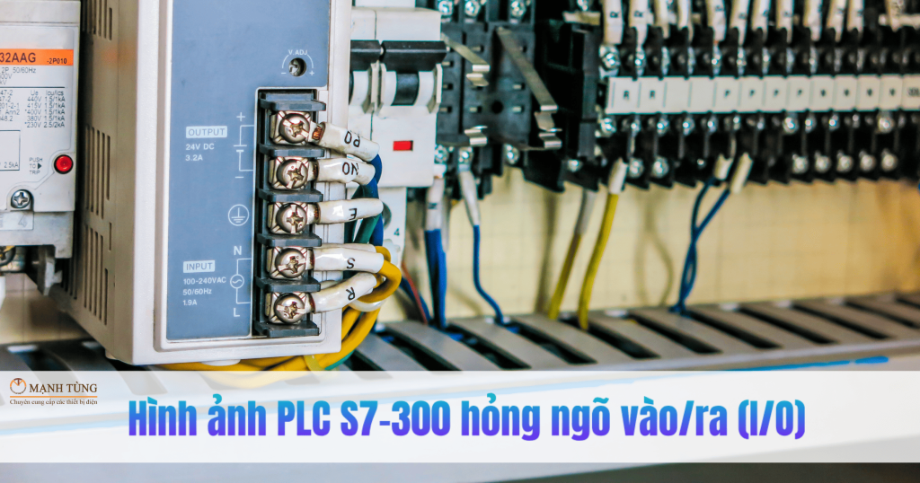 Hình ảnh PLC S7-300 hỏng ngõ vào/ra (I/O)