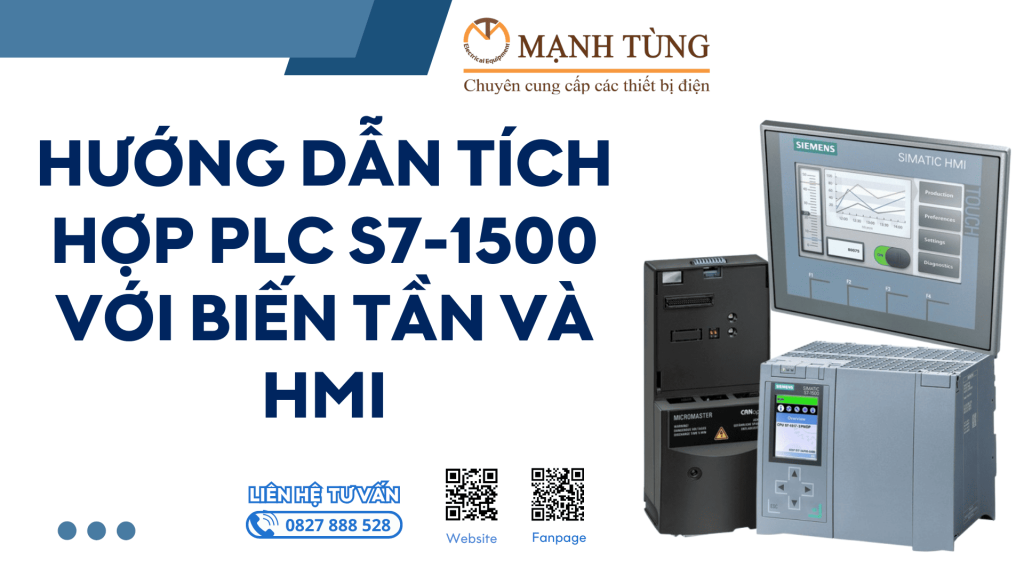 Hướng dẫn tích hợp PLC S7-1500 với biến tần và HMI