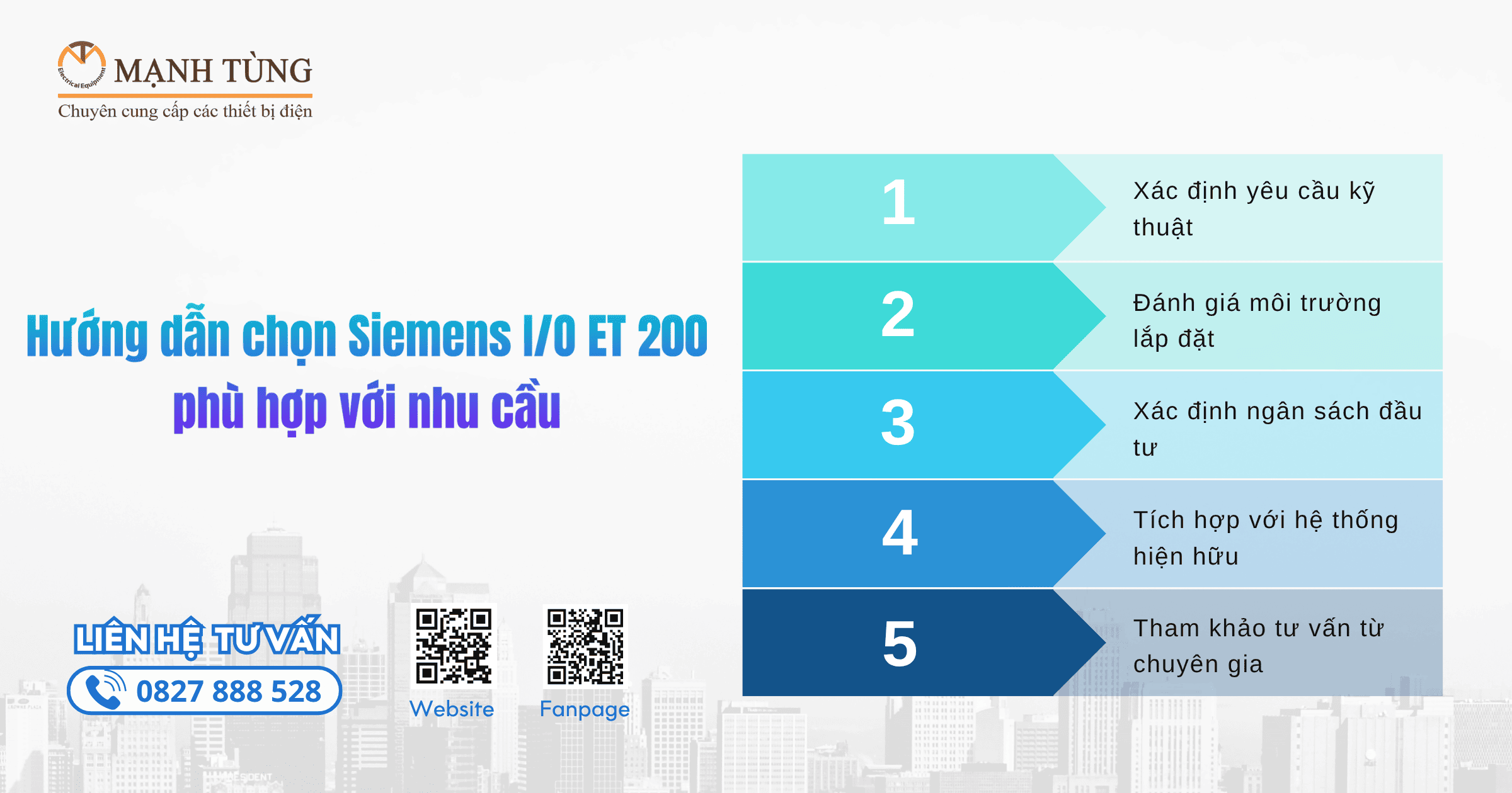 Hướng dẫn chọn Siemens I/O ET 200 phù hợp với nhu cầu