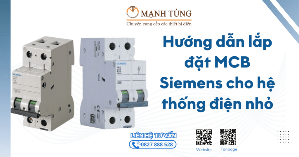 Hướng dẫn cách lắp đặt MCB cho hệ thống điện nhỏ