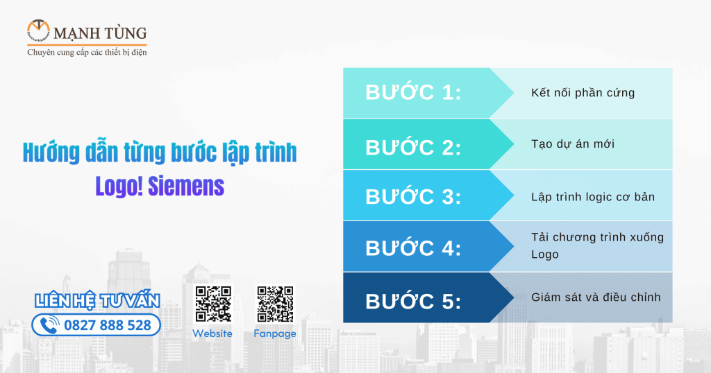 Hướng dẫn từng bước lập trình Logo! Siemens