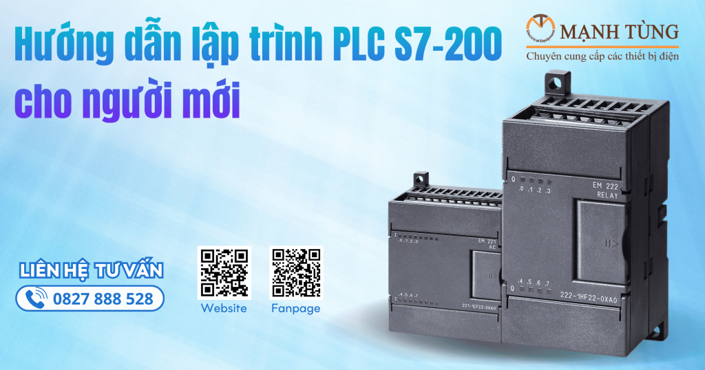 Hướng dẫn lập trình PLC S7-200 cho người mới bắt đầu