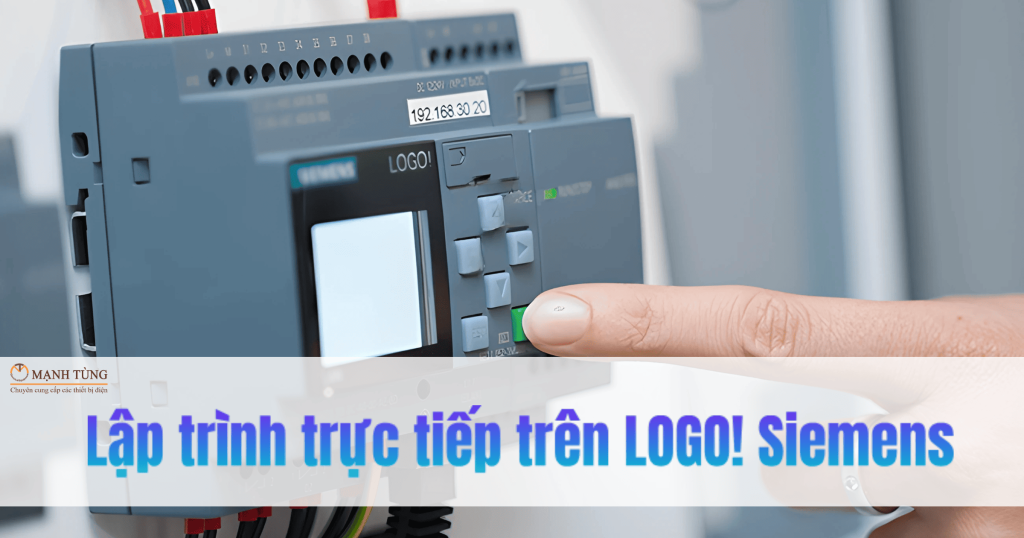 Lập trình trực tiếp trên logo! siemens