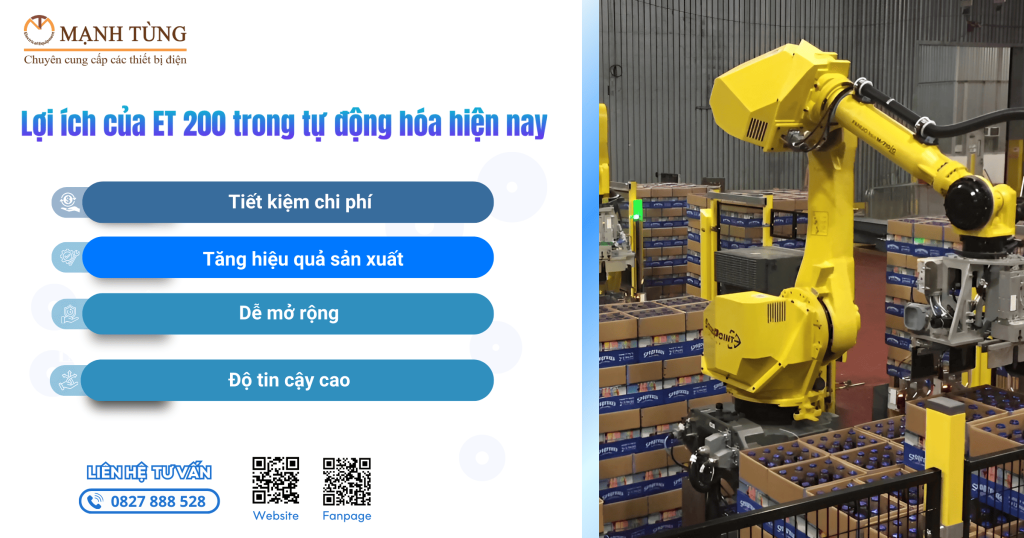 Lợi ích của ET 200 trong tự động hóa hiện nay
