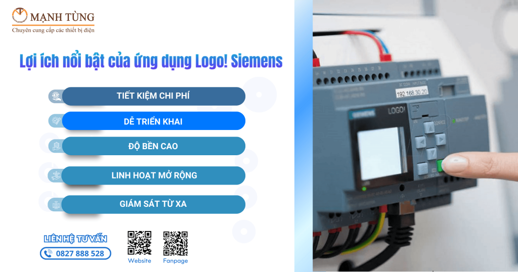 Lợi ích nổi bật của ứng dụng Logo! Siemens