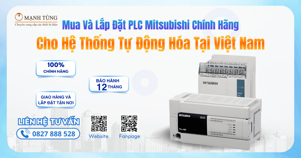 Mạnh Tùng mua và lắp đặt PLC Mitsubishi chính hãng