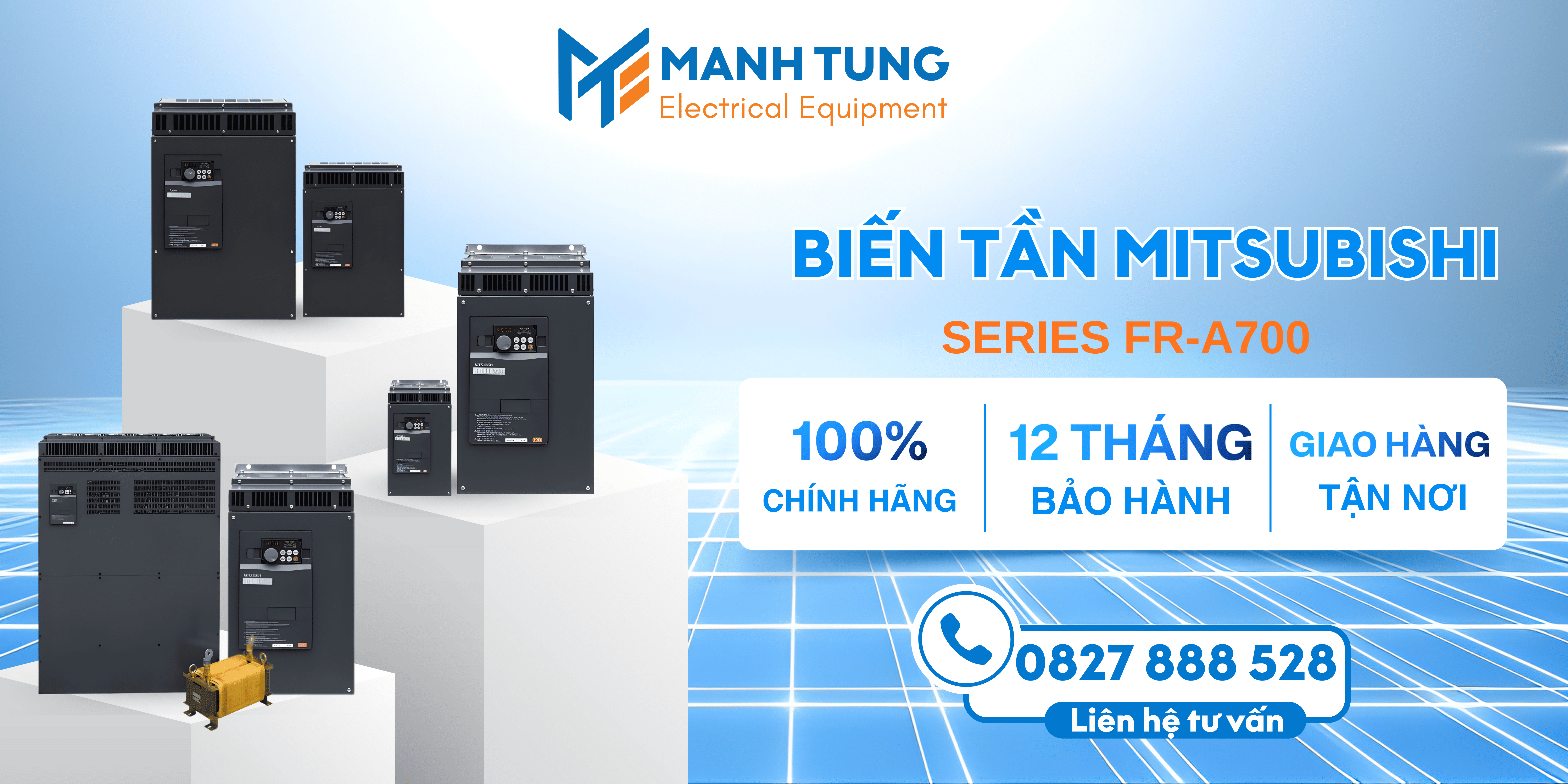 Mạnh Tùng nhà cung cấp Biến tần Mitsubishi FR-A700 uy tín chính hãng