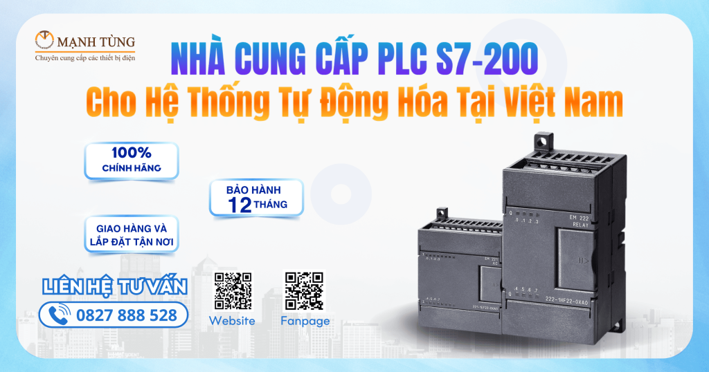 Mạnh Tùng nhà cung cấp PLC S7-200 uy tín chính hãng