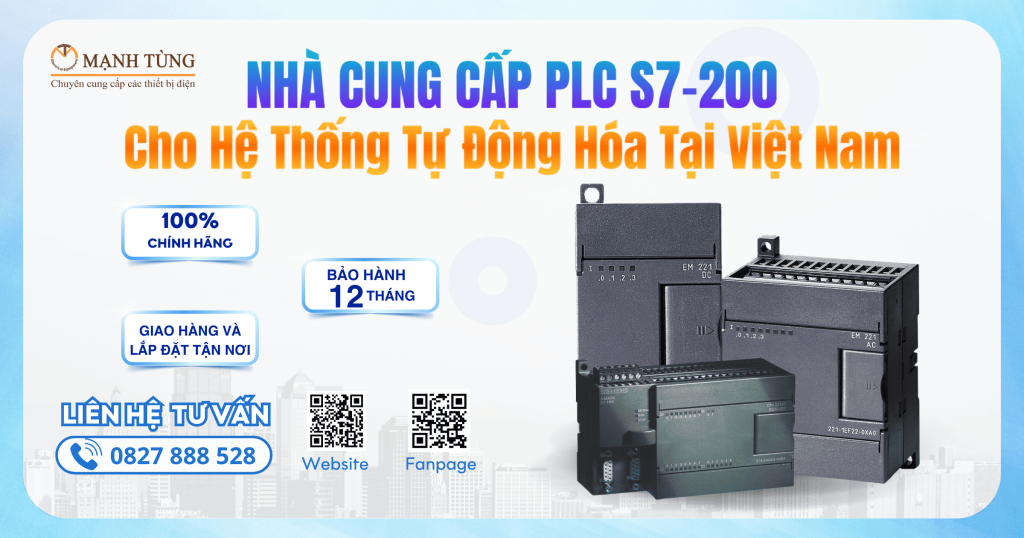 Mạnh Tùng nhà cung cấp và thay thế sửa chữa PLC S7-200 uy tín chính hãng