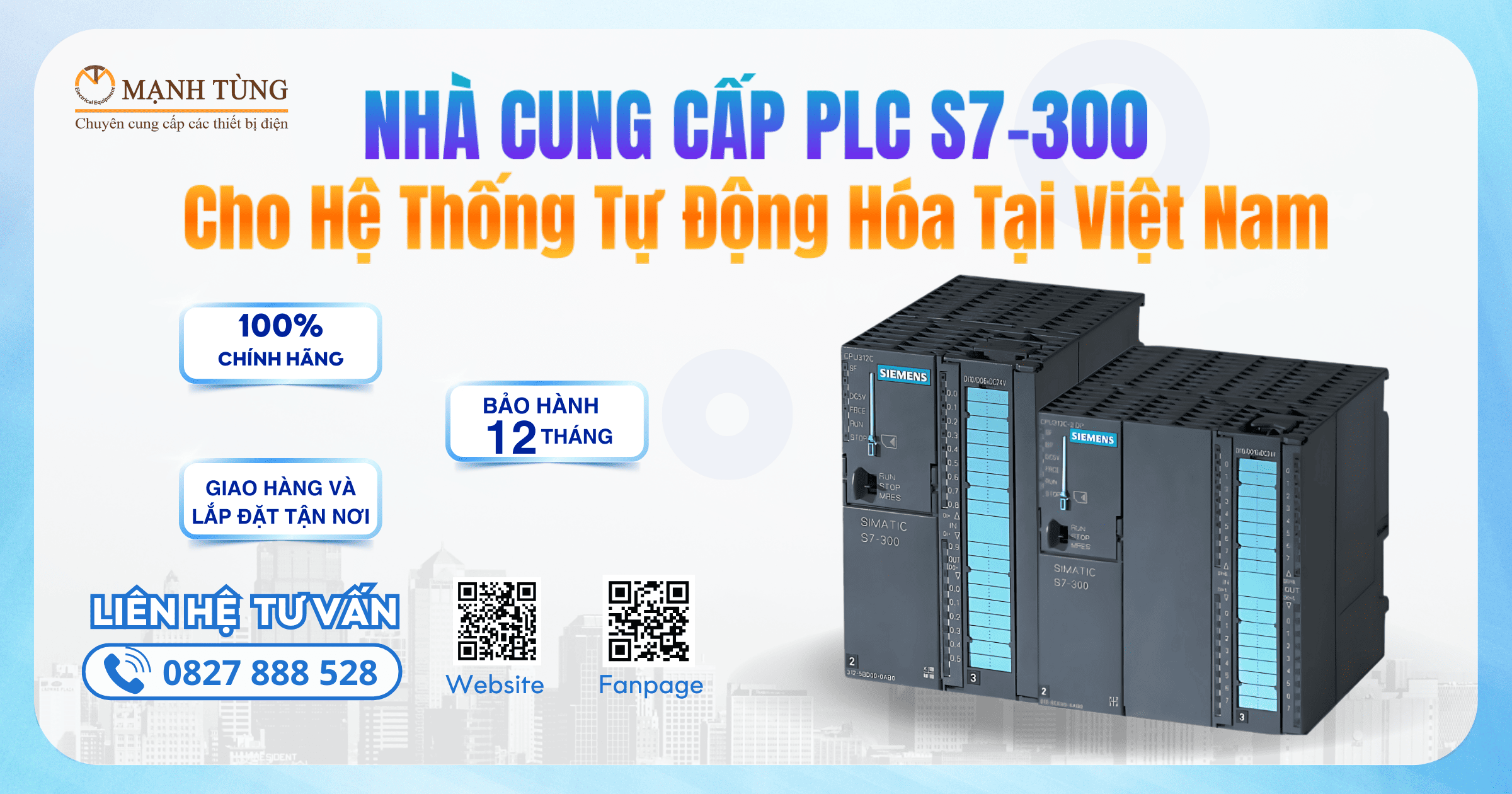 Mạnh Tùng nhà cung cấp PLC S7-300 uy tín chính hãng 