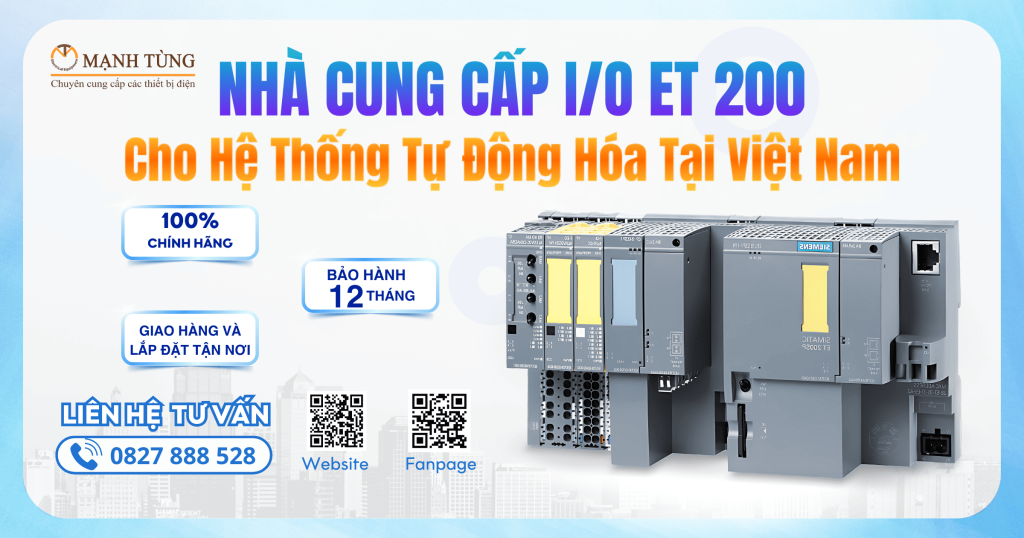 Mạnh Tùng nhà cung cấp Siemens I/O ET 200 uy tín chính hãng