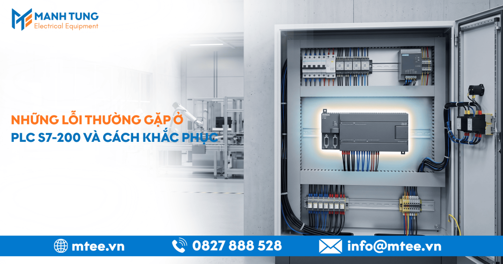 Những lỗi thường gặp ở PLC S7-200 và cách khắc phục