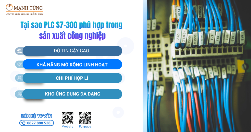 Tại sao PLC S7-300 phù hợp trong sản xuất công nghiệp hiện nay