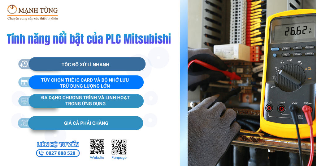 Những tính năng nổi bật của PLC Mitsubishi