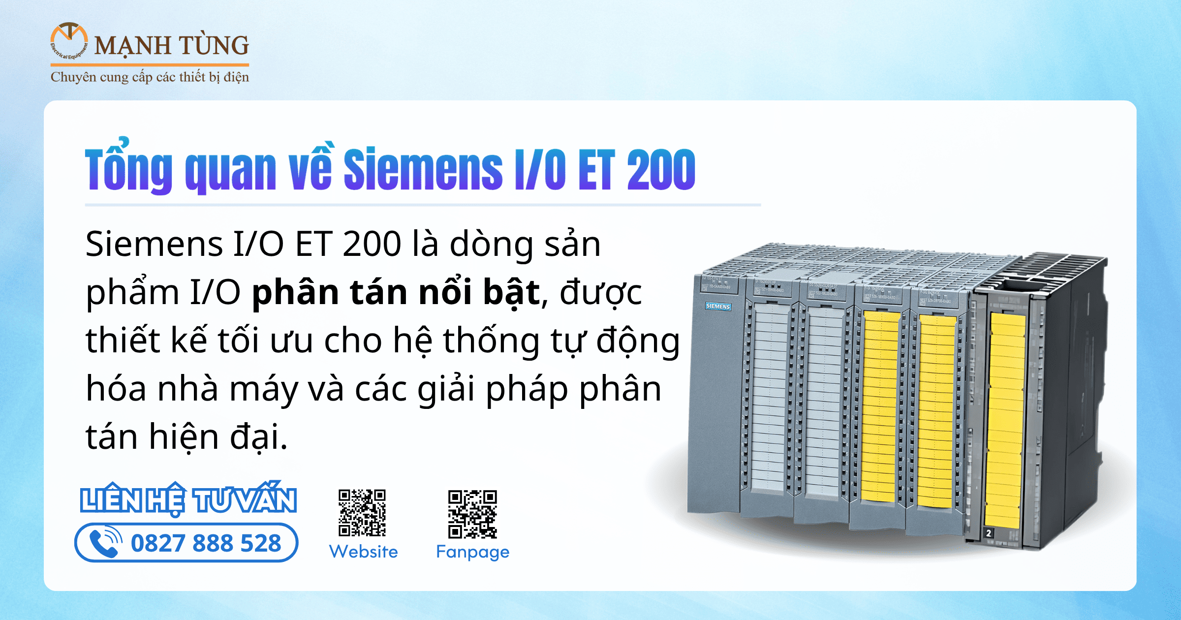 Tổng quan về Siemens I/O ET 200
