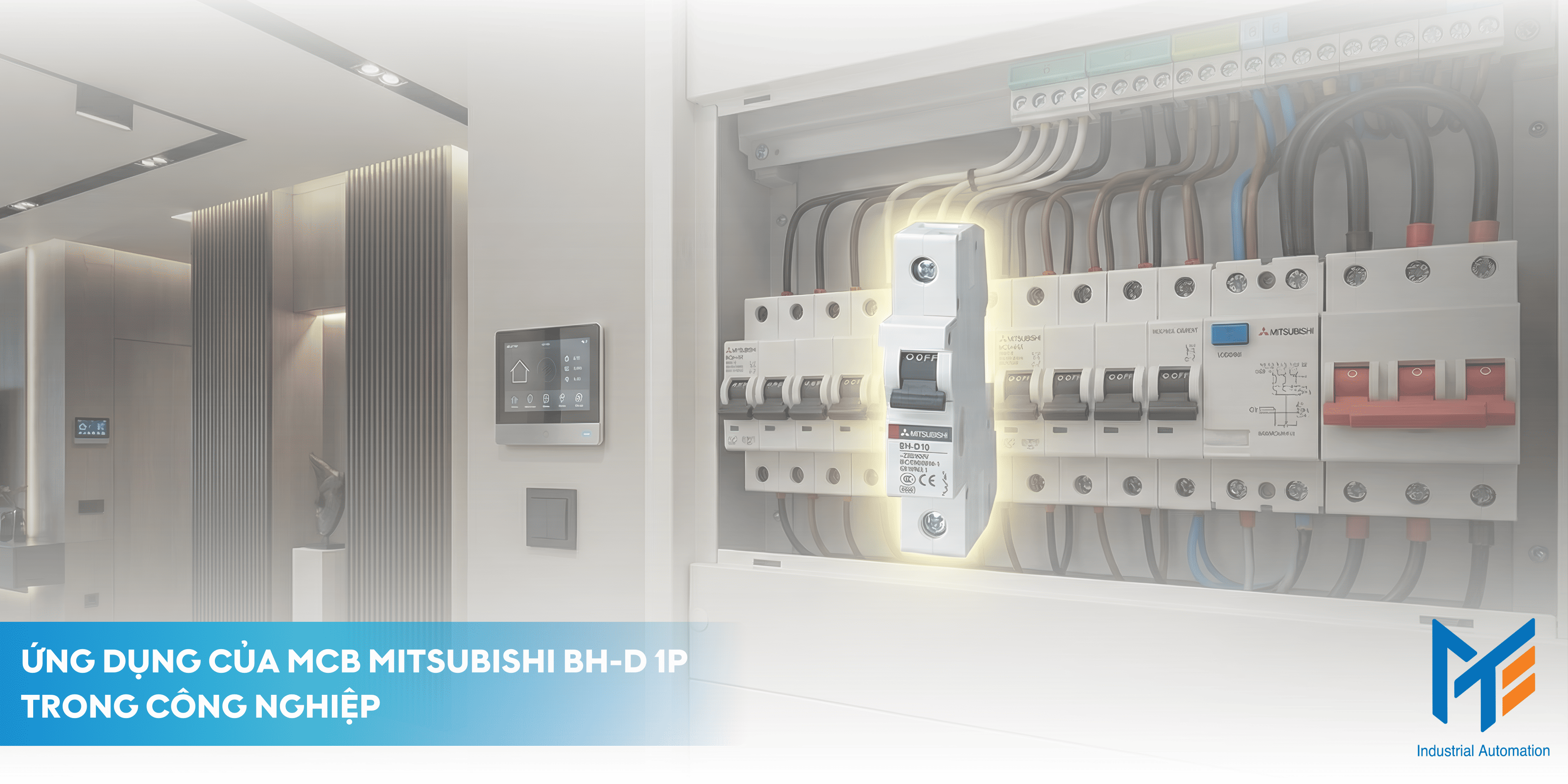 Ứng dụng của MCB Mitsubishi Series BH-D 1P