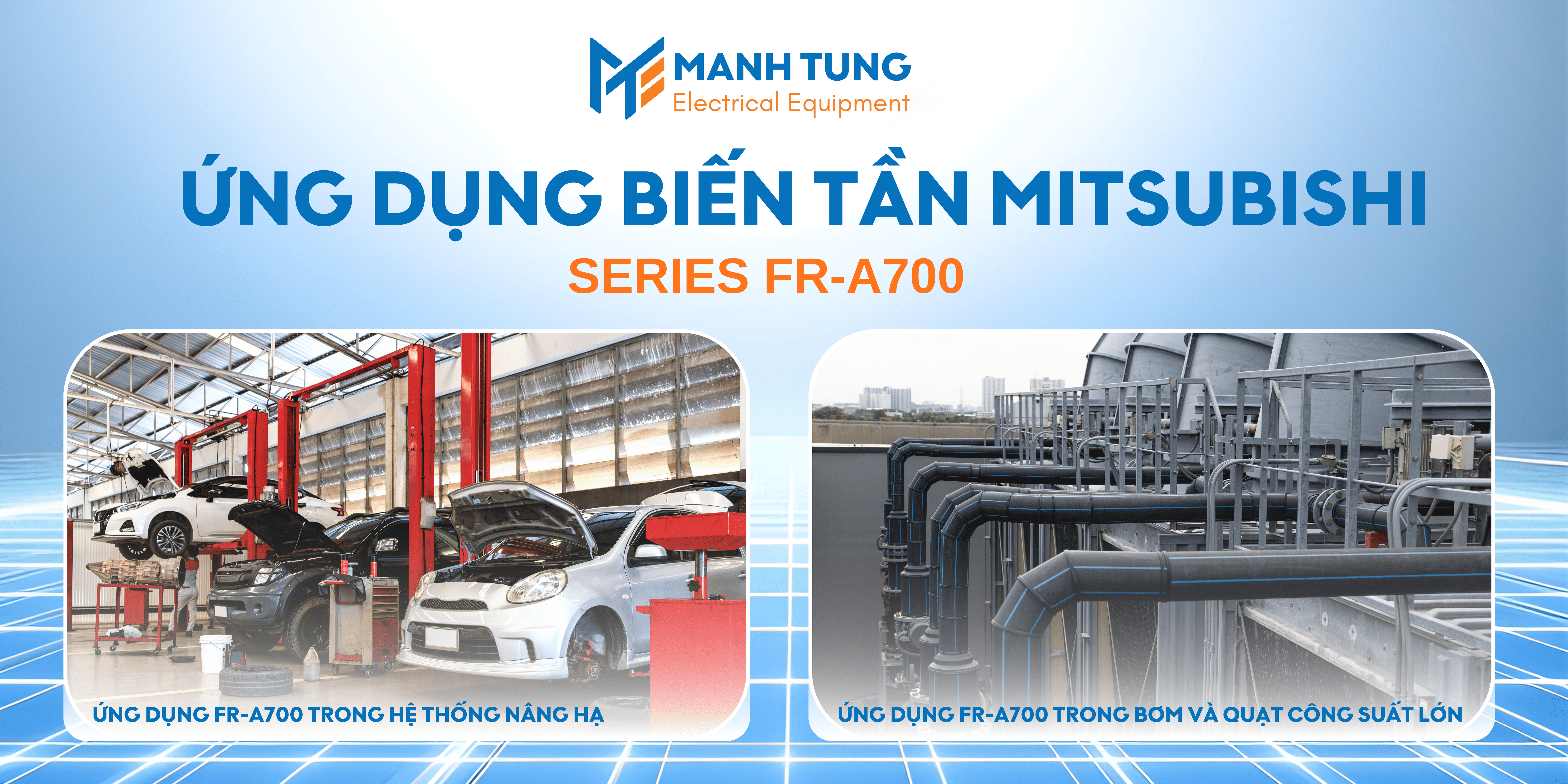 Ứng dụng biến tần Mitsubishi FR-A700