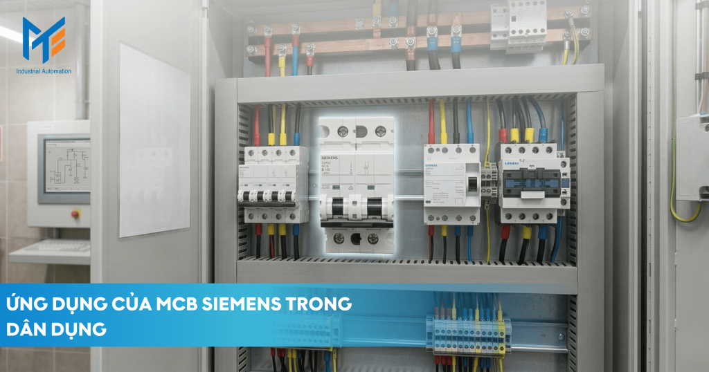 Ứng dụng MCB Siemens trong dân dụng