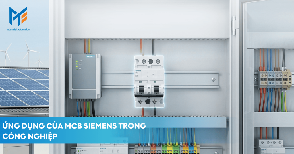 Ứng dụng MCB Siemens trong công nghiệp