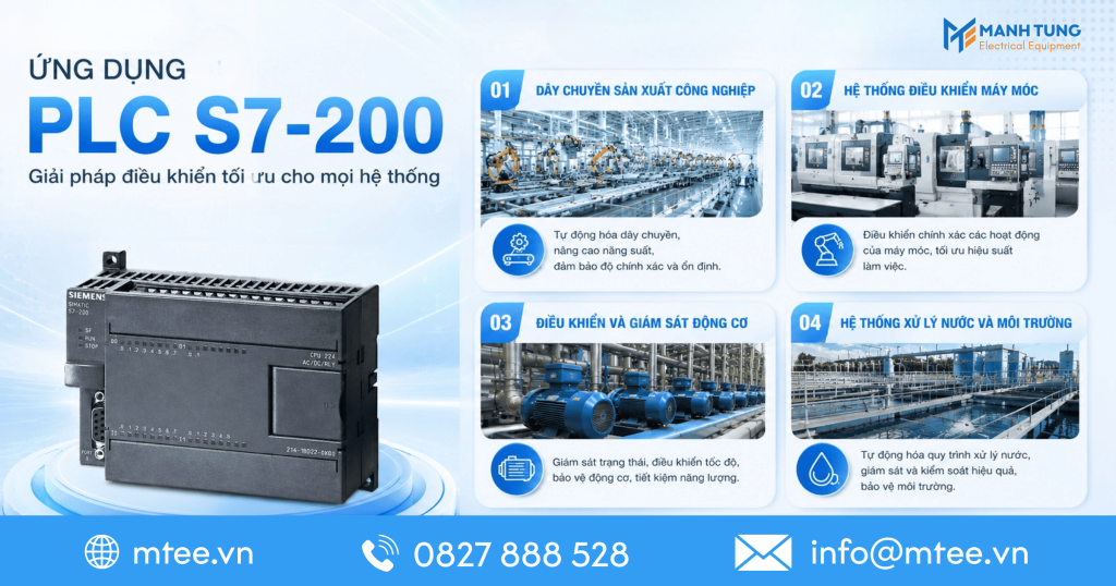 Ứng dụng thực tế của Simatic S7-200