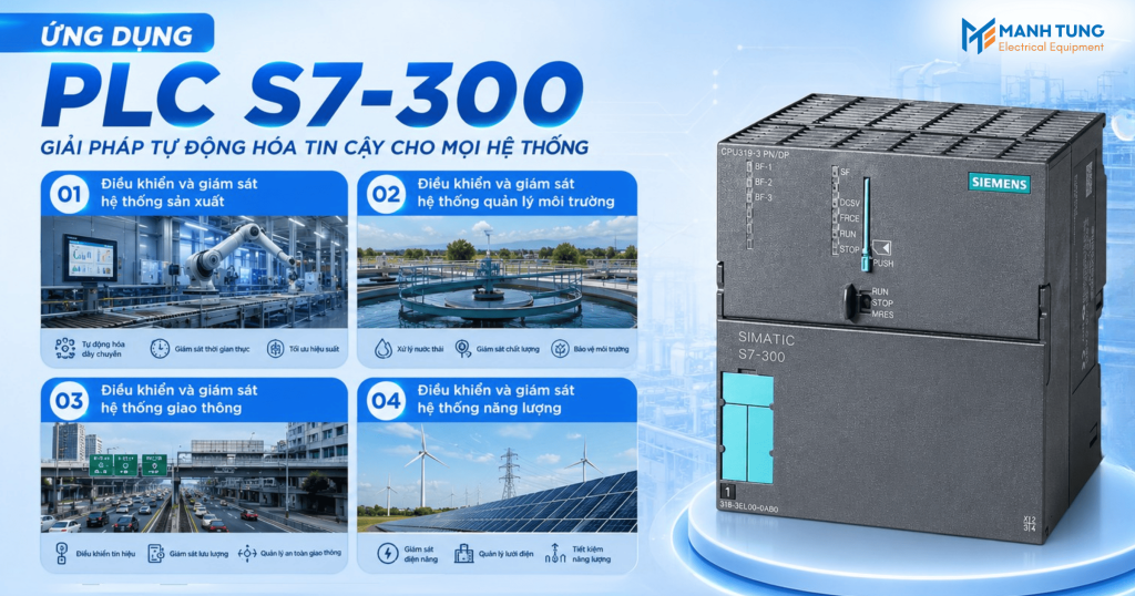Các ứng dụng thực tế của PLC S7-300 trong nền công nghiệp hiện nay