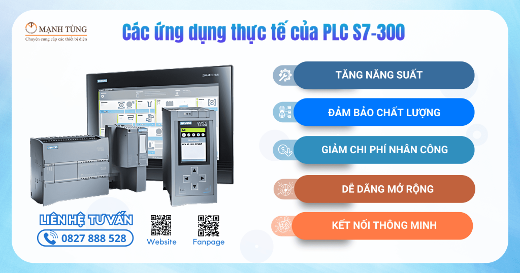 Các ứng dụng thực tế của PLC S7-300 trong nền công nghiệp hiện nay