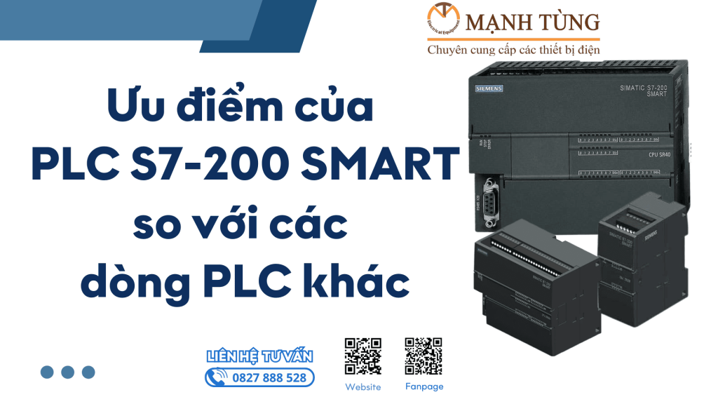 Ưu điểm của PLC S7-200 SMART so với các dòng PLC khác